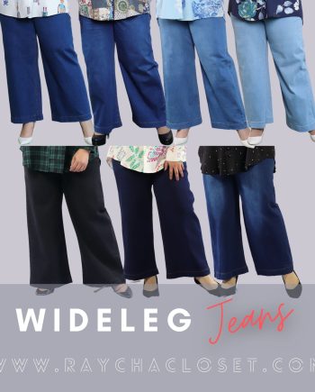 Wide Leg Jeans (Plain)
