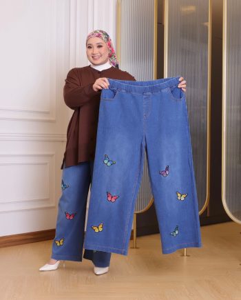 Aria Wideleg Butterfly Jeans