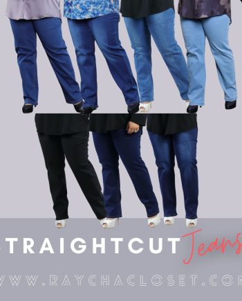 Straight Cut Jeans (Plain)