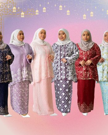 Kebaya Mini Sulam Batik Raya