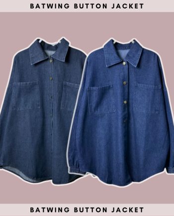 Batwing Button Jacket