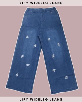 Lify Embroidered Wideleg Jeans
