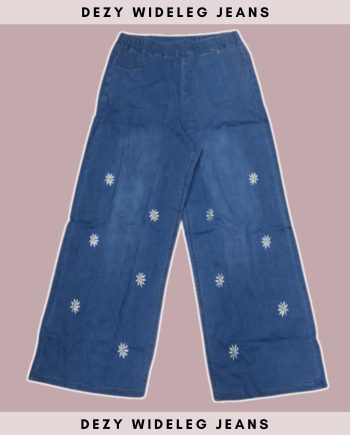Dezy Embroidered Wideleg Jeans