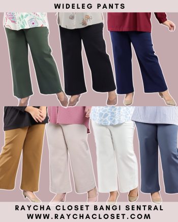 Wide Leg Pants (Plain)
