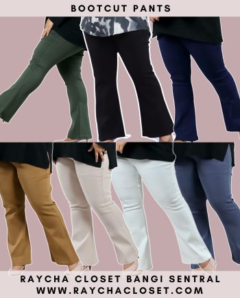 Boot Cut Pants (Plain)