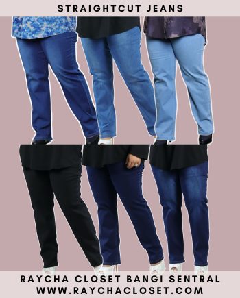 Straight Cut Jeans (Plain)